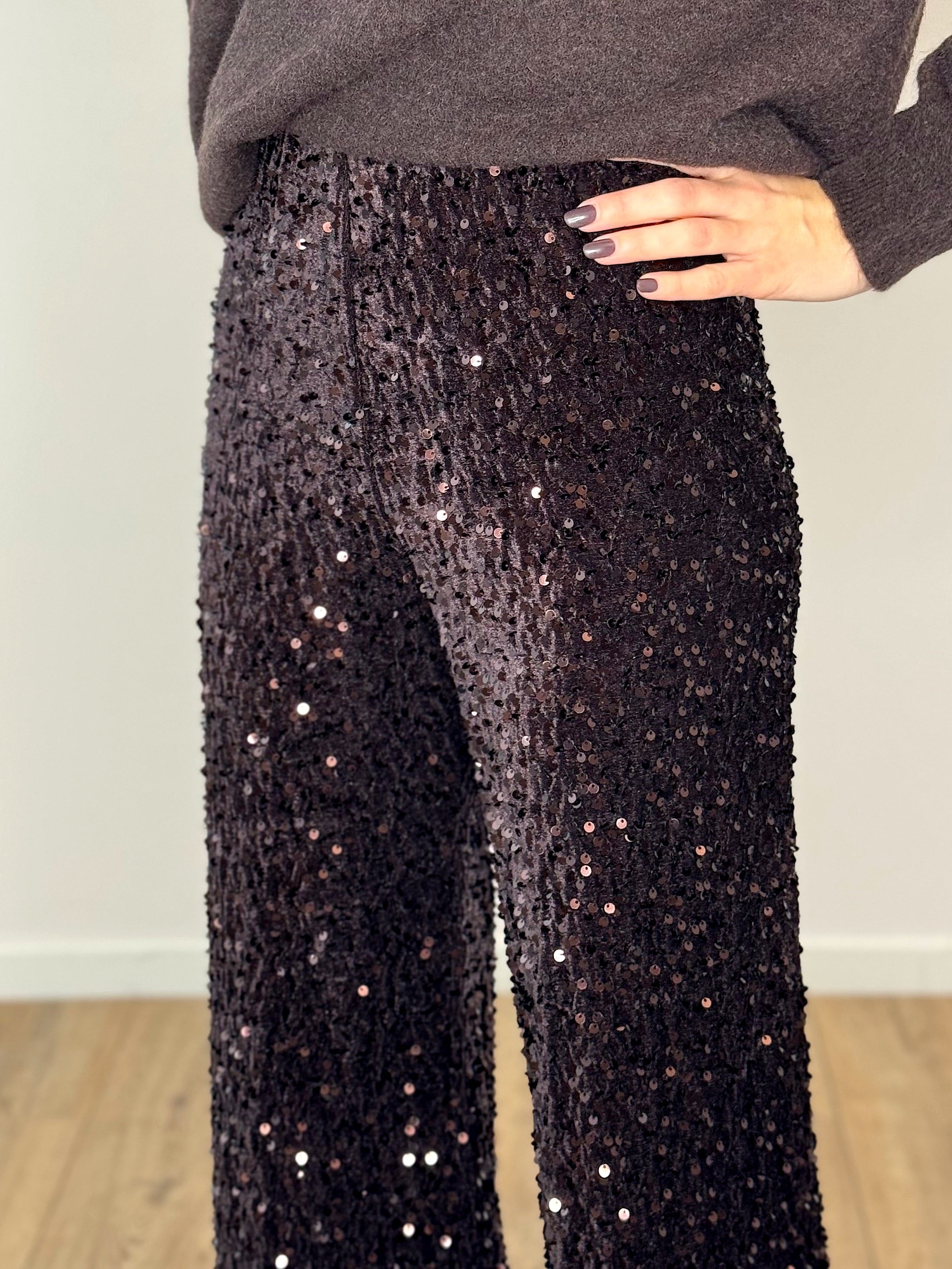 PANTALONE CINIGLIA & PAILETTES