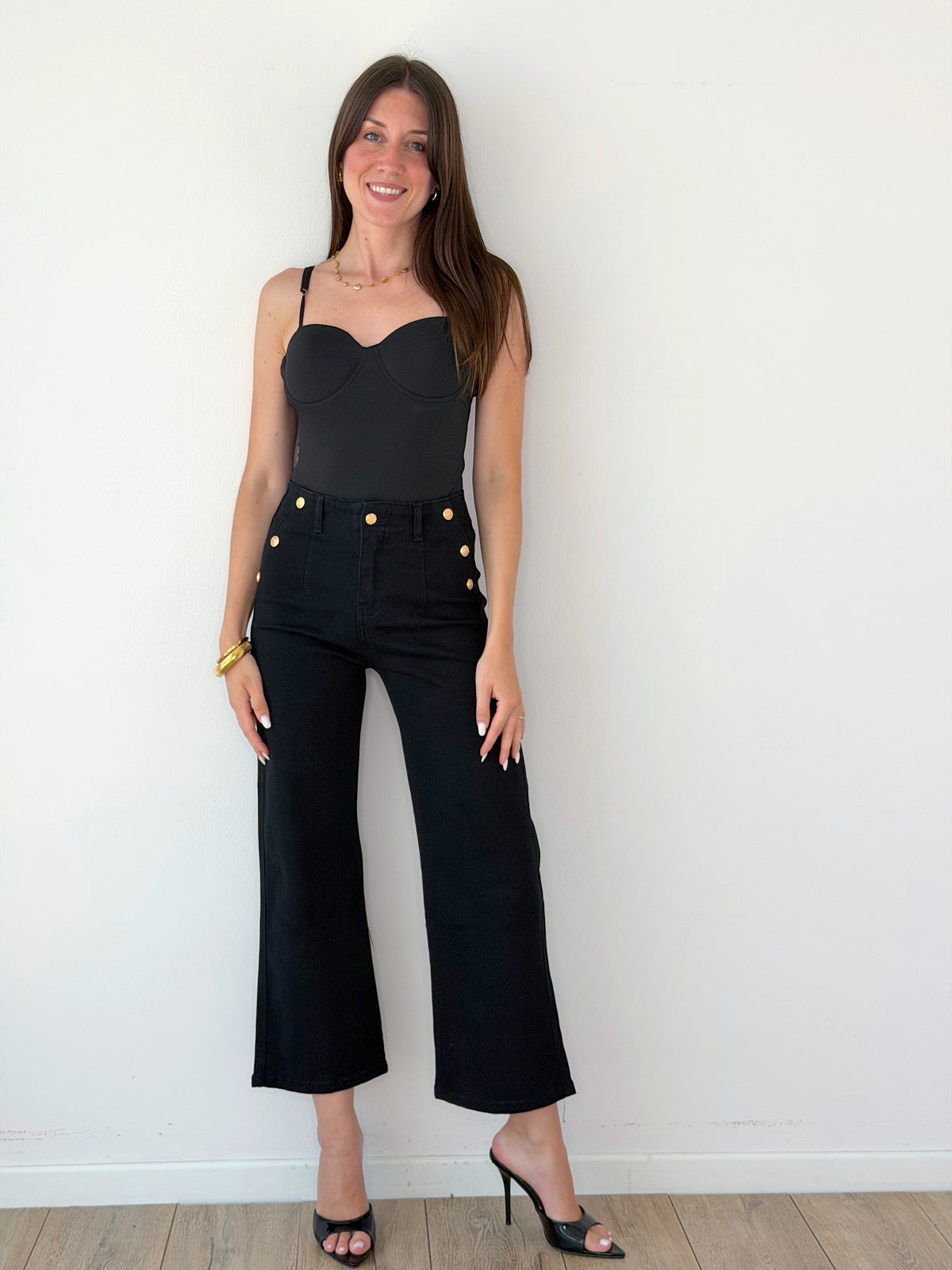 DENIM CON BOTTONI