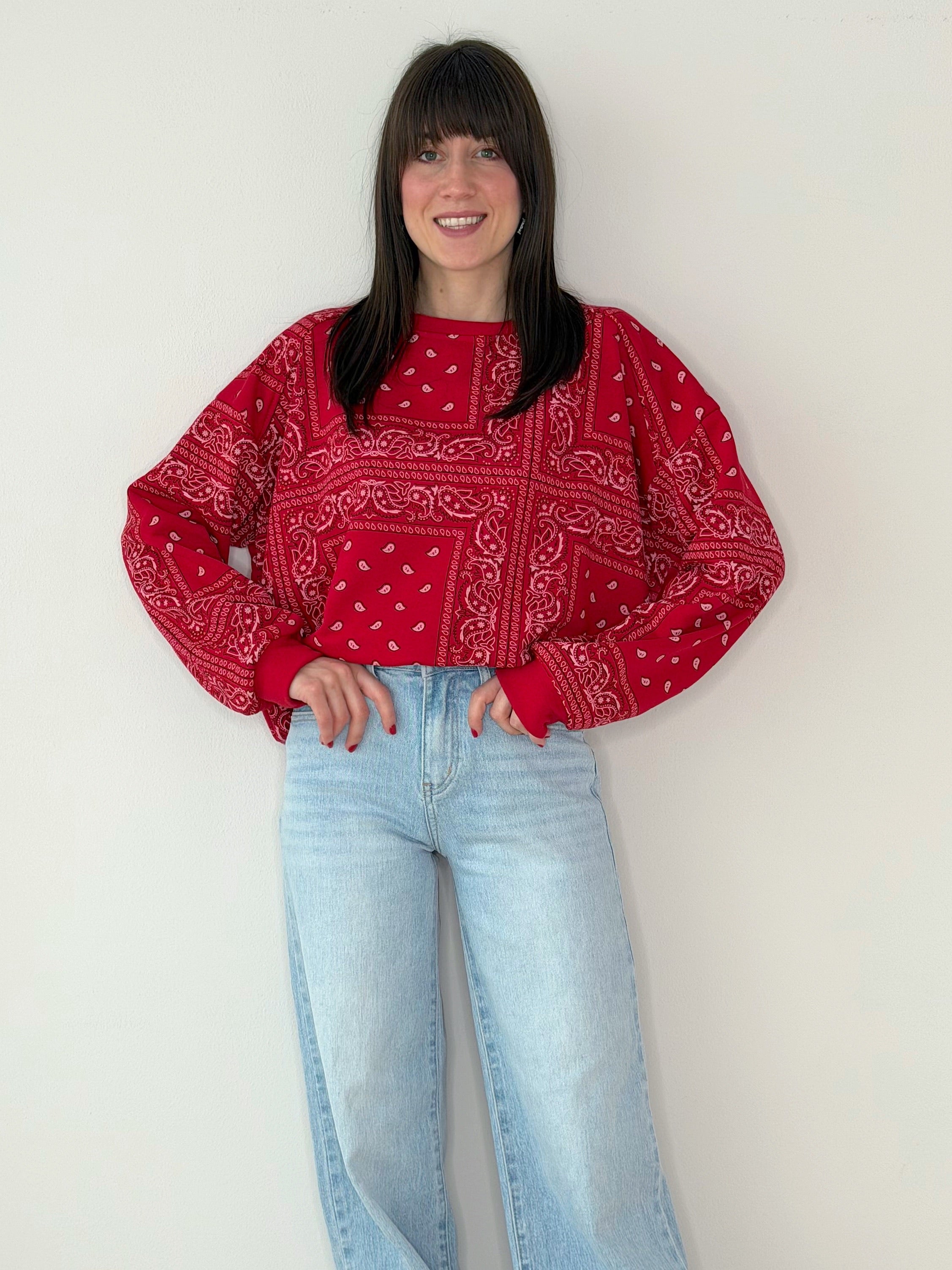 FELPA GARZATA FANTASIA BANDANA