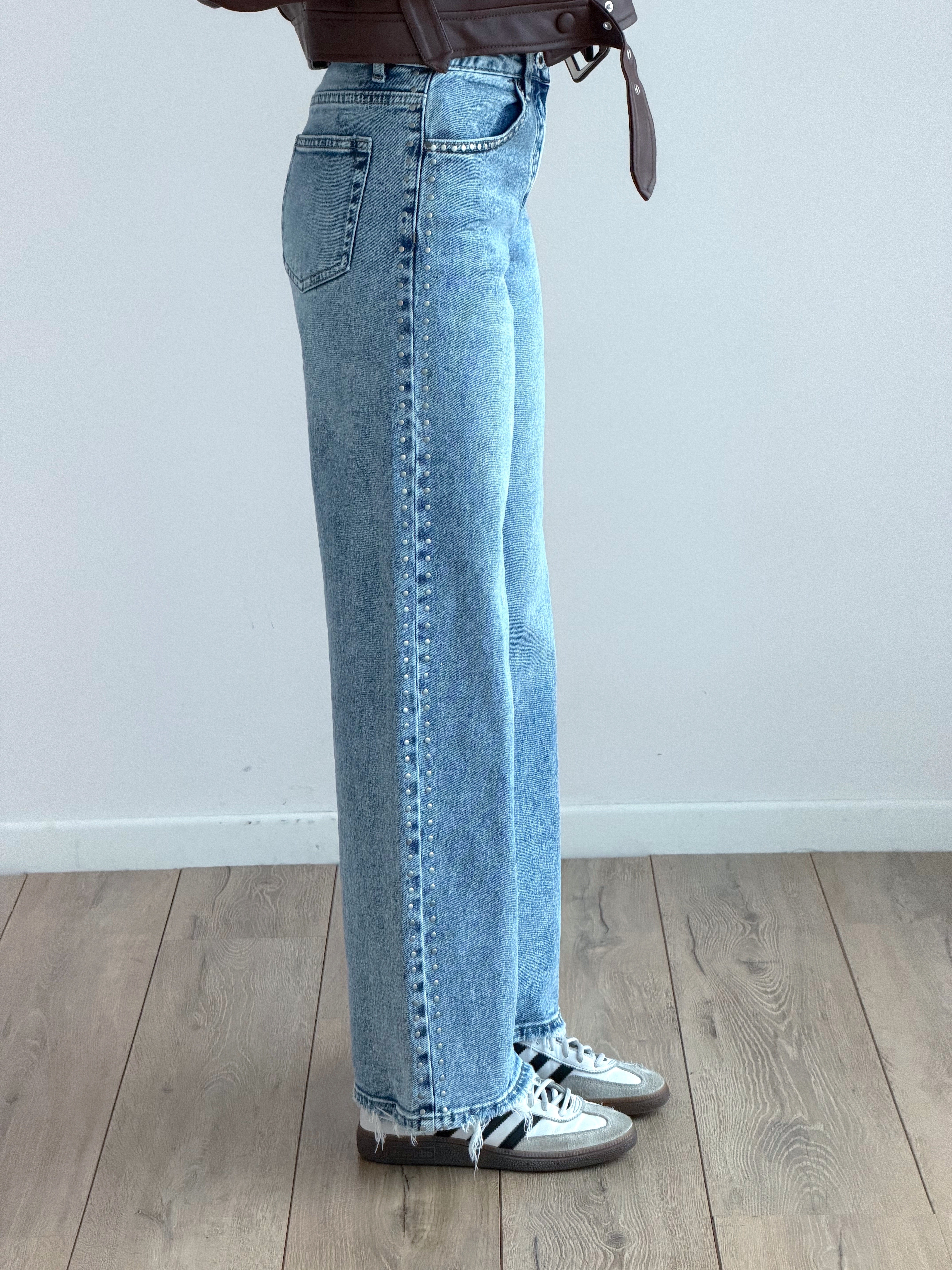 DENIM ROCKSTUD