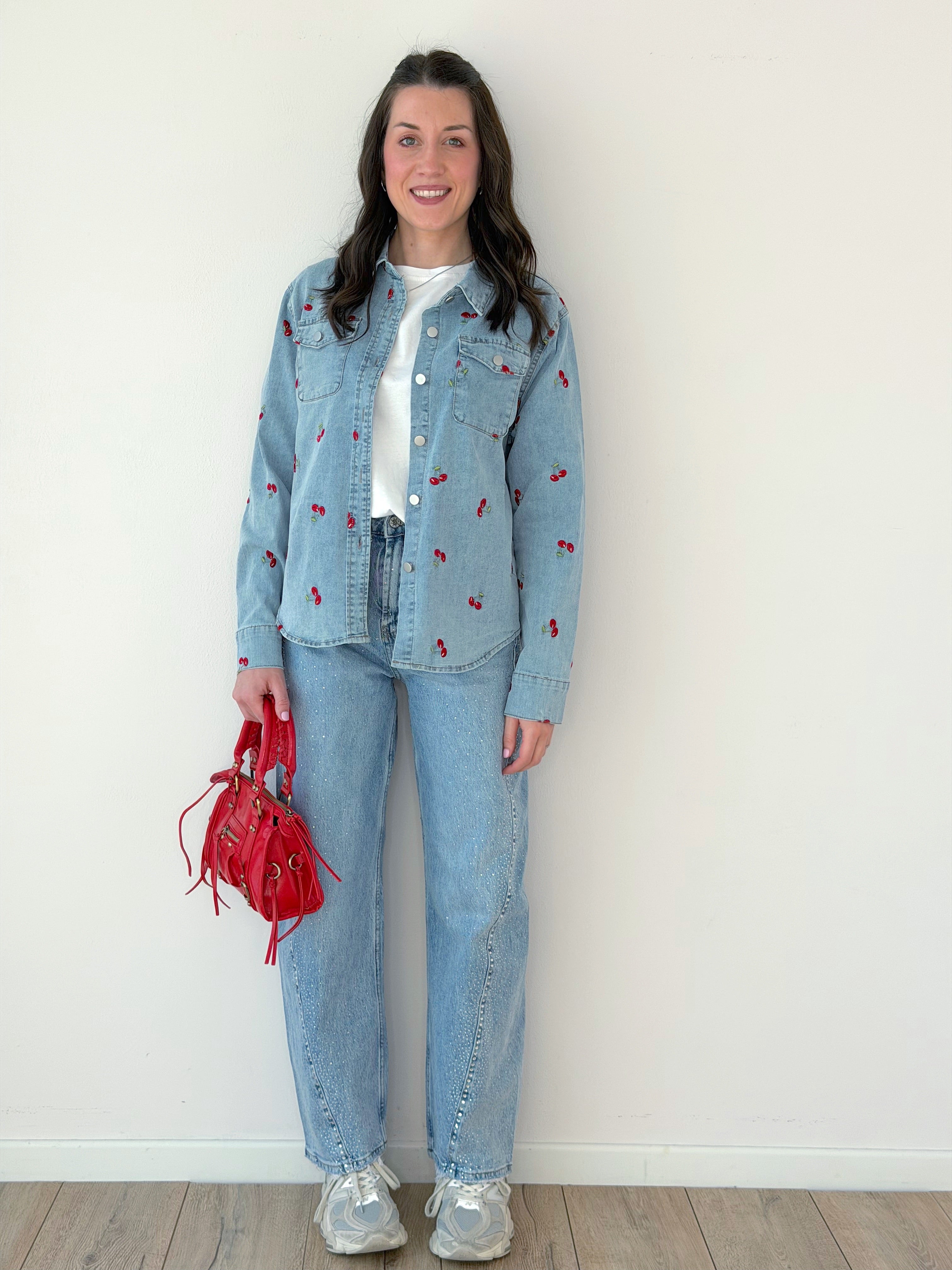 CAMICIA DENIM CHERRY 🍒