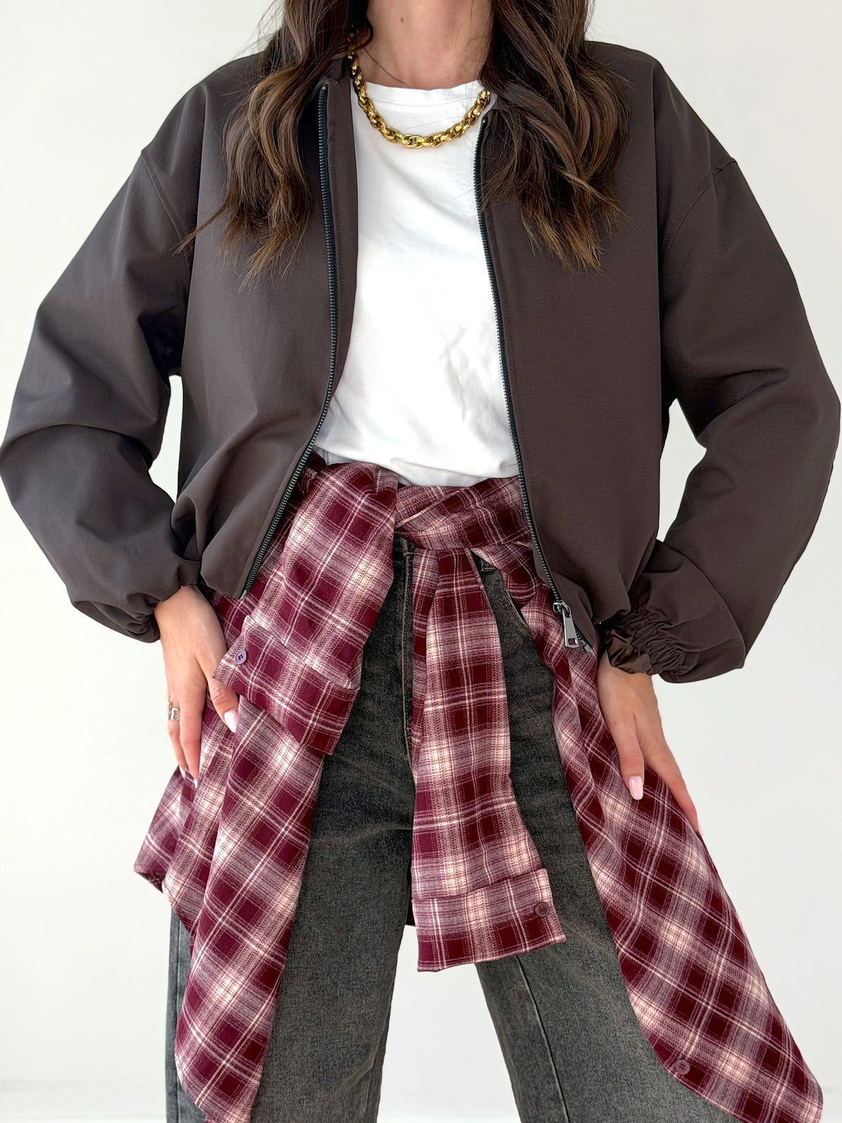 BOMBER CON ZIP