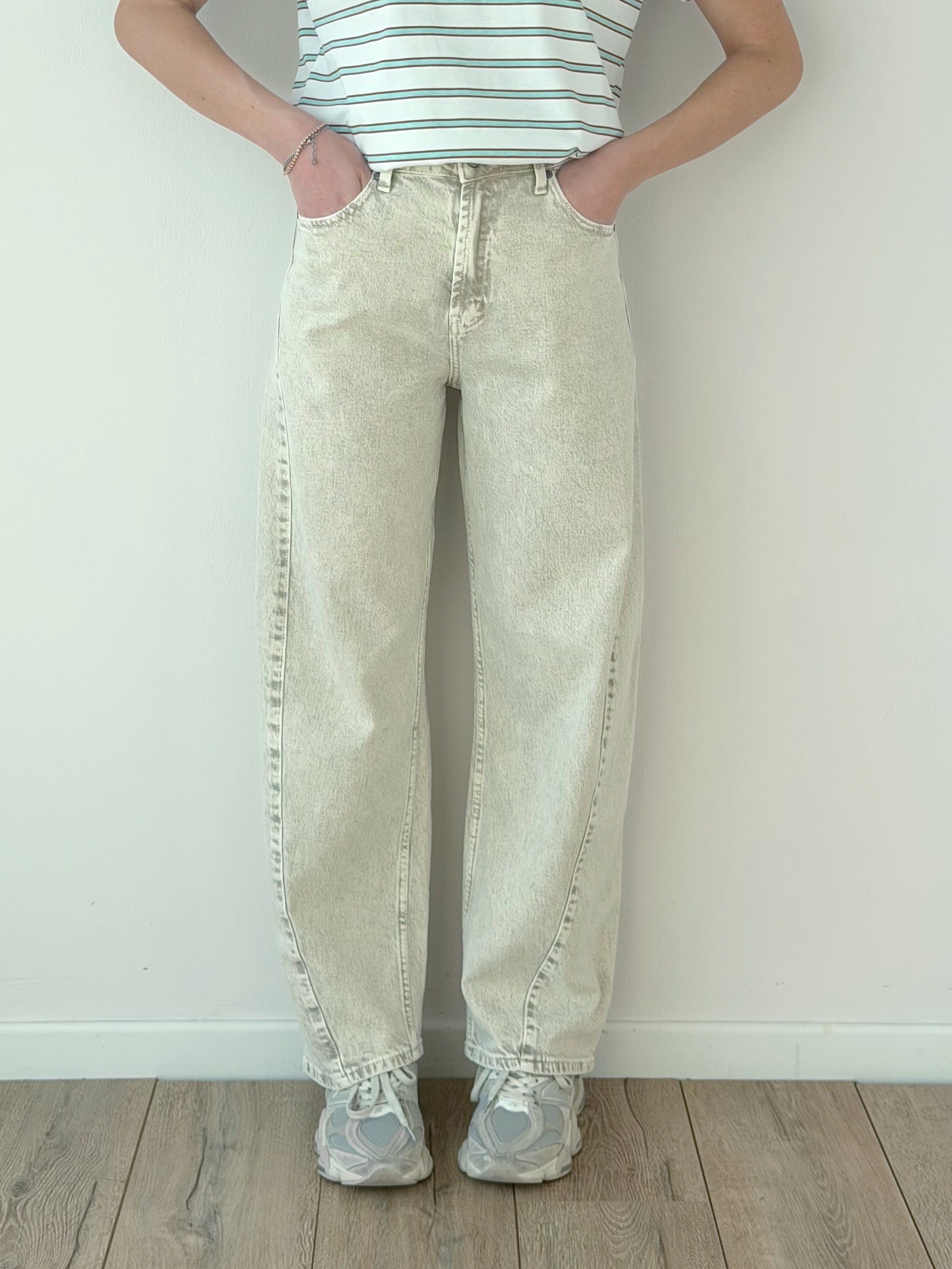 DENIM BALLOON SABBIA