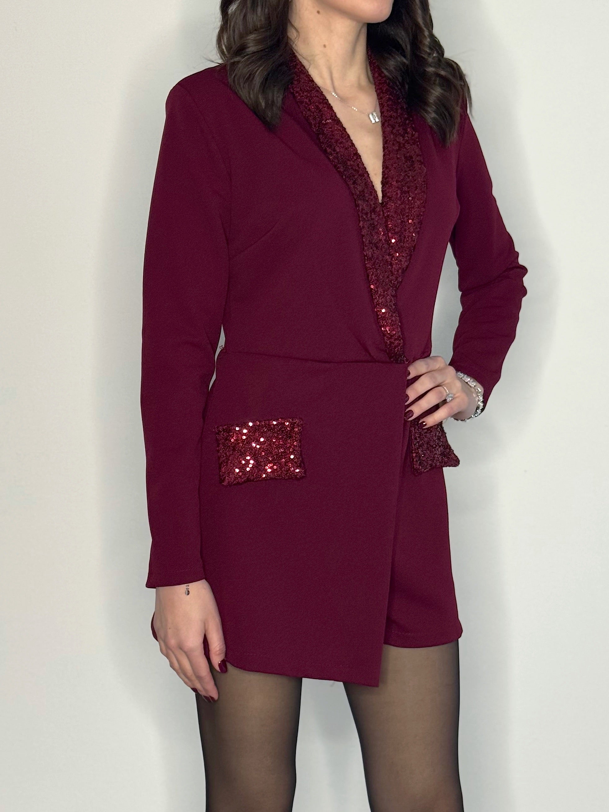 TUTINA BLAZER CON PAILETTES