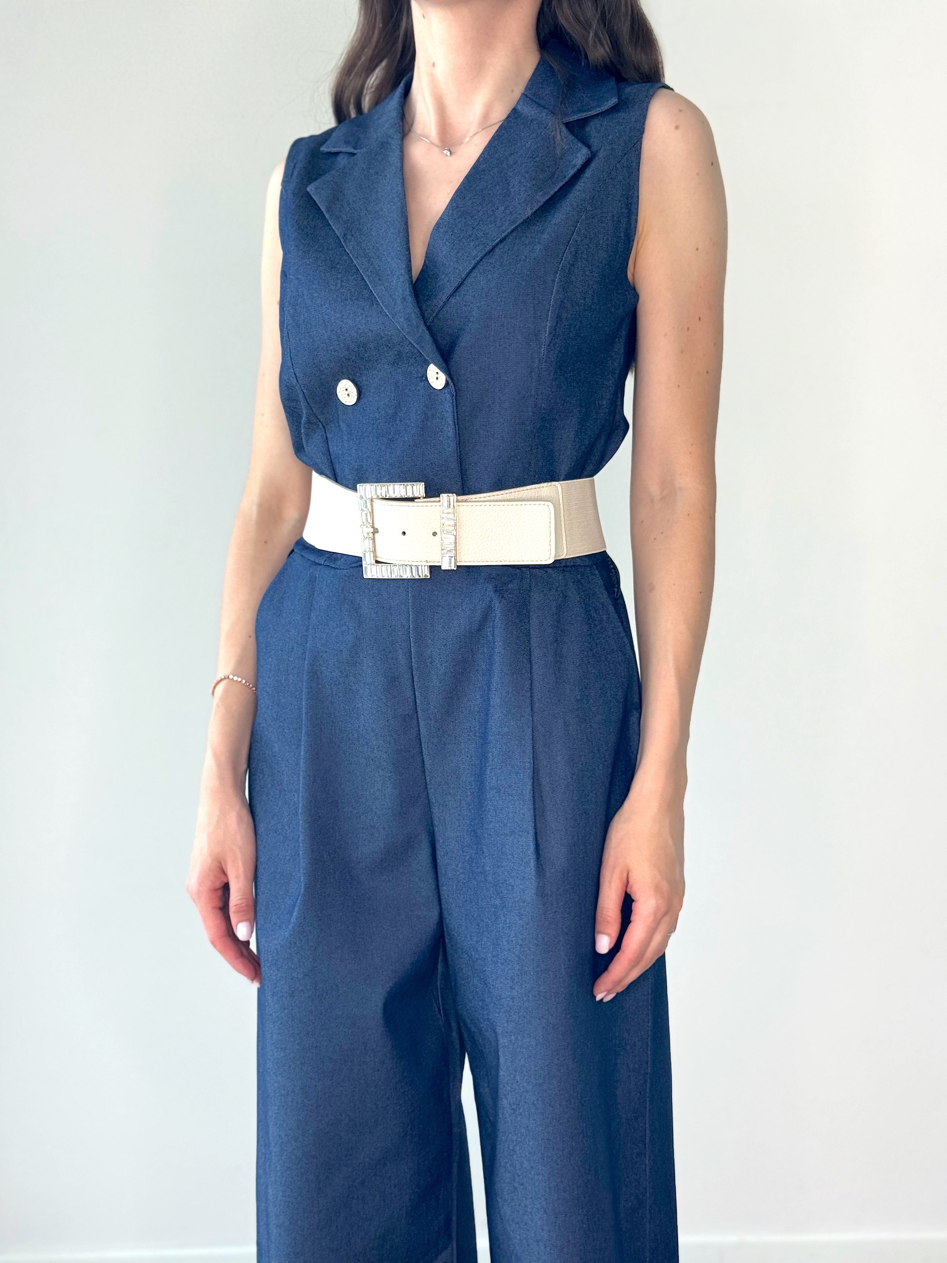 MAXI TUTA EFFETTO DENIM