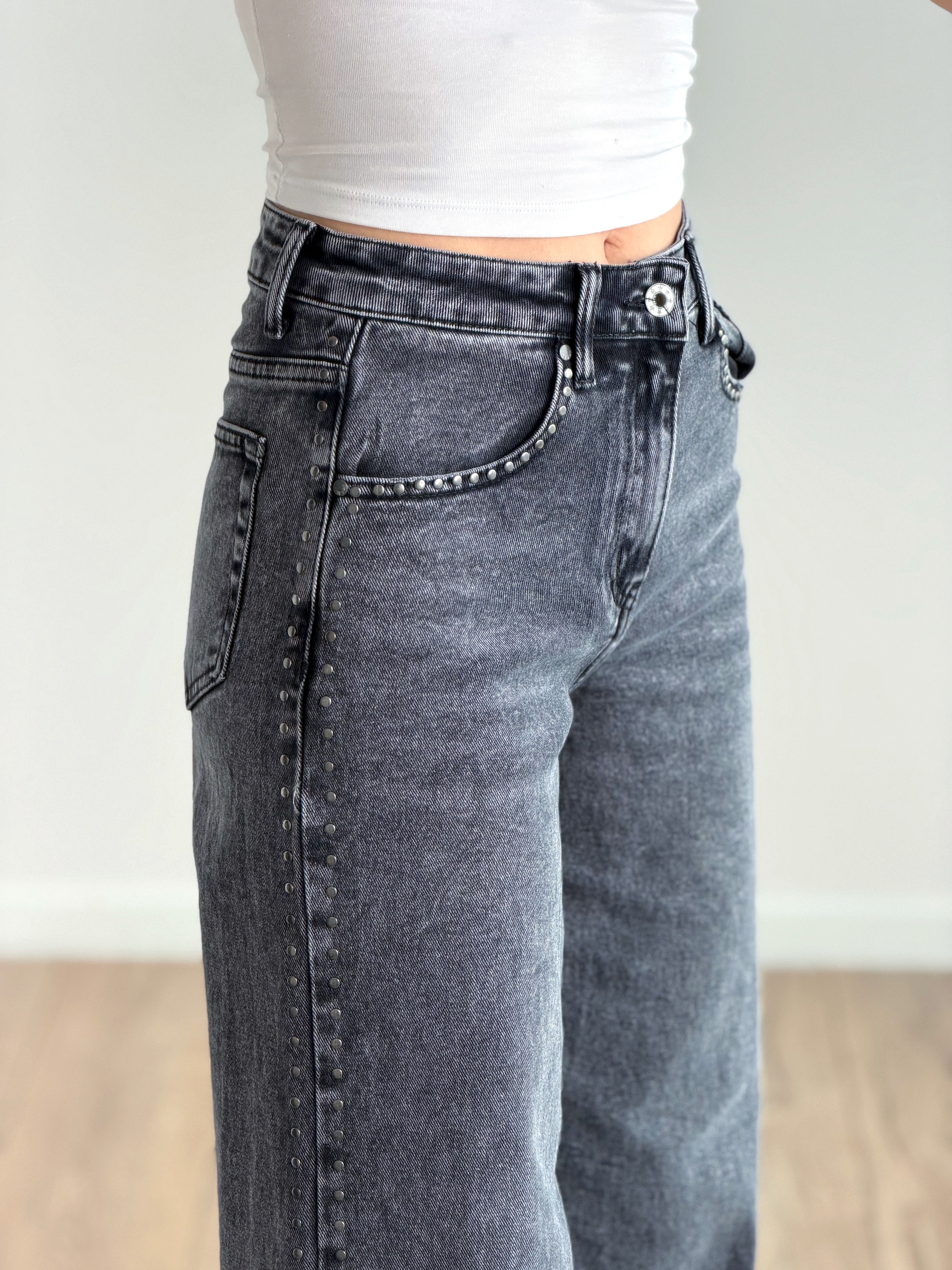 DENIM ROCKSTUD