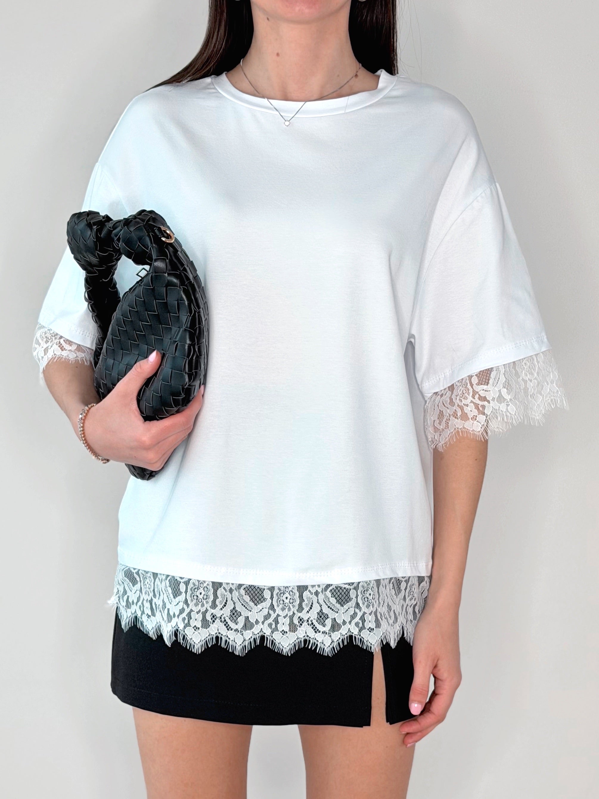 TSHIRT OVER CON PIZZO