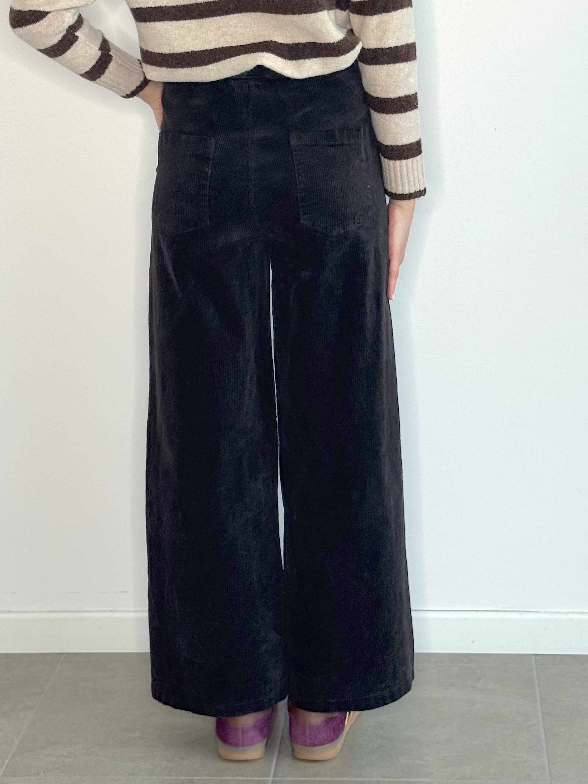 PANTALONE VELLUTO TESTA DI MORO