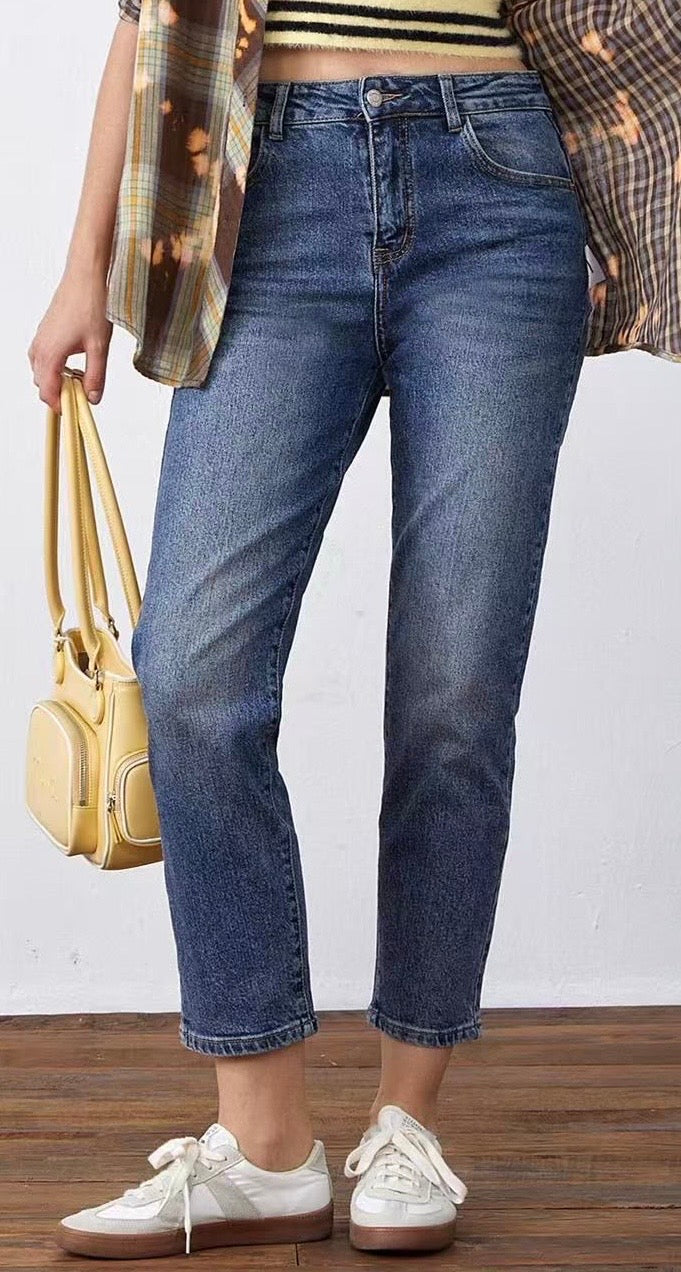 DENIM MOM BLU SABBIATO