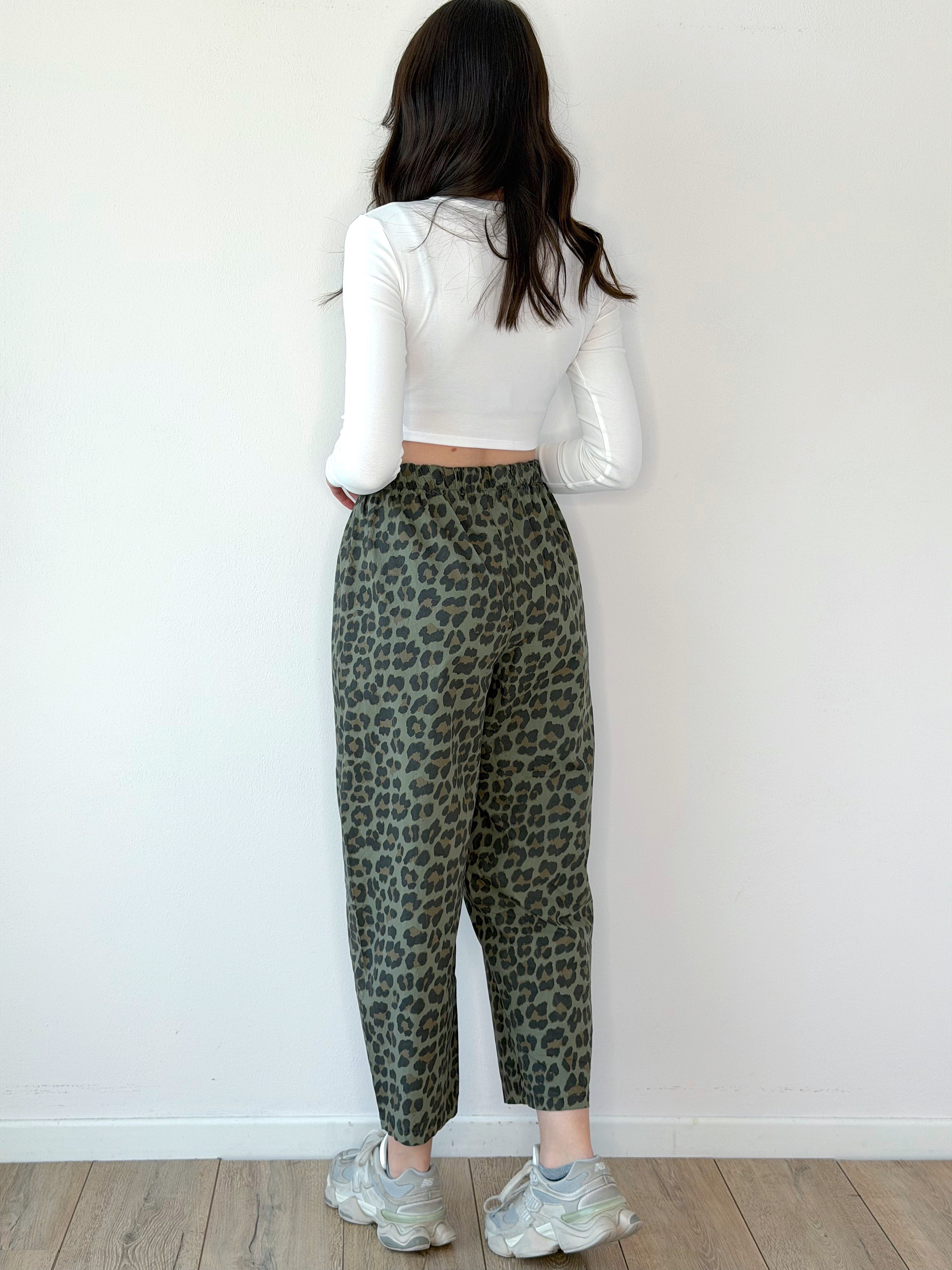 PANTALONE ANIMALIER BALLOON