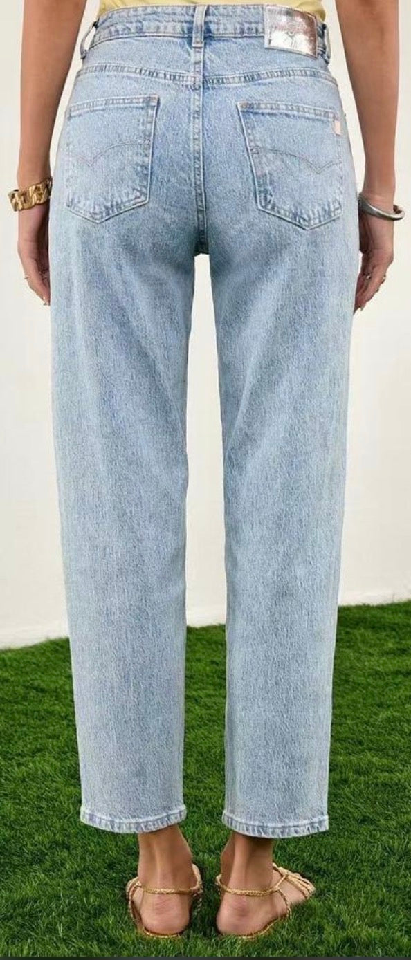 DENIM MOM LAVAGGIO CHIARO
