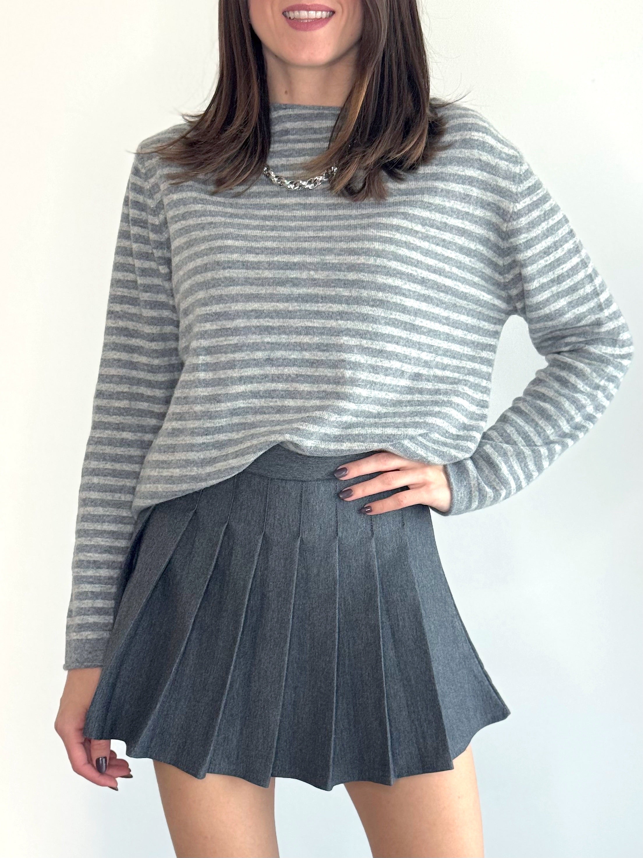 GONNA PANTALONCINO PIEGHE