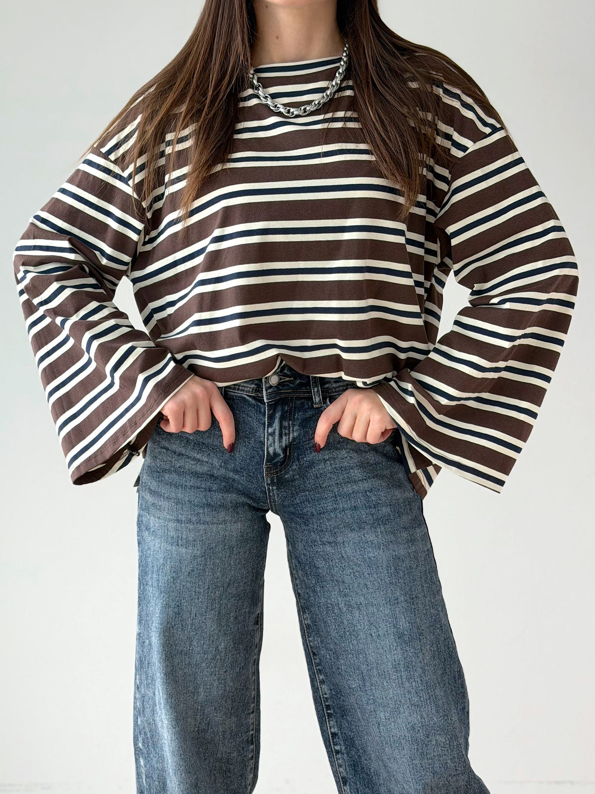 LONGSLEEVE RIGHE OVER