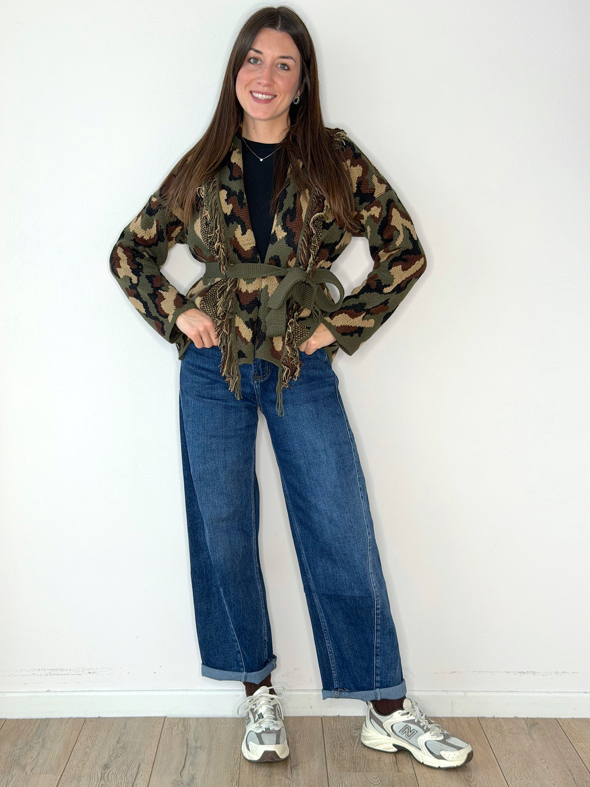 CARDIGAN ARMY CORTO