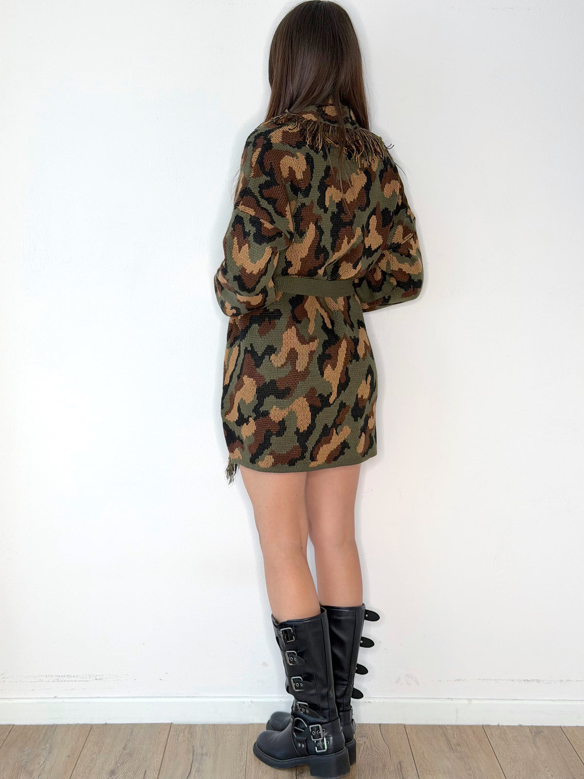 CARDIGAN ARMY LUNGO